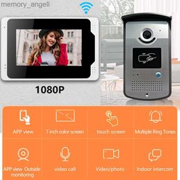 Walkie Talkie Video Entry Phone Security Protection Intercom System for Home Wifi Doorbell 1080p Citofono Tuya Videophone for Home Interphone HKD230925