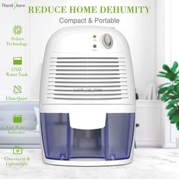 Dehumidifiers Home Dehumidifier Air Dryer Moisture Absorber Electric Cool Dryer With 500ML Water Tank For Home Kitchen Office DeshumidificadorYQ230925