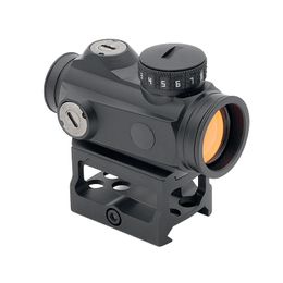 Tactical ROMEO-MSR 1x20mm 2 MOA Red Dot Sight Durable Waterproof Lightweight Ultra-Compact Gun Sight with Absolute co-witness Mount and Flip-Back Lens Covers