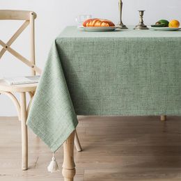 Table Cloth Round Anti Scald And No Wash Advanced Feeling Small Fresh Rectangular Tea Tablecloth Nordic