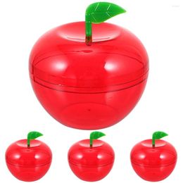 Gift Wrap 4 Pcs Aaaapple Candy Box Birthday Packages Sweets Containers Wedding Filling Packing Present Storage Holders