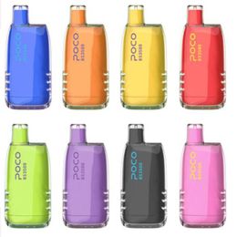 Original Poco BS3500 Eletronic Cigarette Disposable Vape Pen Mesh Coil 3500 puffs 1500mAh Rechargeable 10.5ML Device Vapor Pen 12 Colors