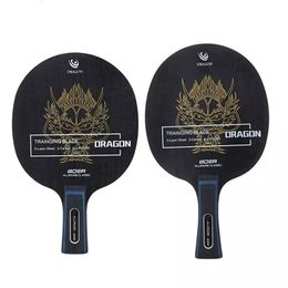 Table Tennis Raquets tennis racket base plate Bat Professional Ping Pong Blade 5 Ply Wood 2 Carbon Quick Attack Offensive Paddle 230925