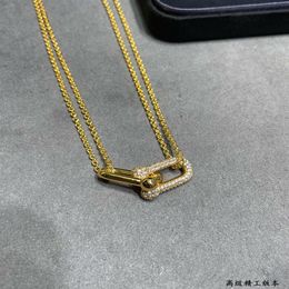 Luxury Pendant Necklace Hardware Designer S925 Sterling Silver Crystal Bucket Lockets Charm Short Chain Choker For Women Jewelry1825