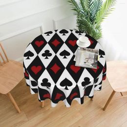 Table Cloth Card Player Casino Tablecloth Blackjack Vintage Cover Dinner Custom Decoration Polyester