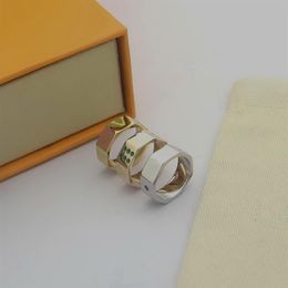 Europe America Style Ring Men Lady Women Titanium steel Engraved Initials Enamel Flower Dice Pattern Lovers Rings Size US6-US9254k