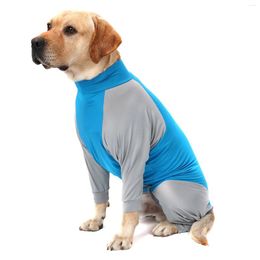 Dog Apparel Four Feet Lightweight Jumpsuit Operative Protection Long Sleeves Bodysuit Comfortable For Small Medium Large Dogs XS-3XL