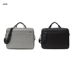 Briefcases Laptop Bag Carrying Case 15.6 17 inch with Shoulder Strap Lightweight Briefcase Business Casual School Use for Women Men 230925