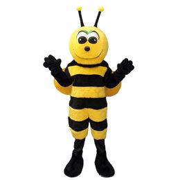 Halloween High quality BABY BEE Mascot Costume Cartoon Fancy Dress fast shipping Adult Size