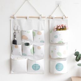 Storage Bags Nordic Wall Mounted Wardrobe Organiser Sundries Pouch Jewellery Hanging Hanger Cosmetics Toys