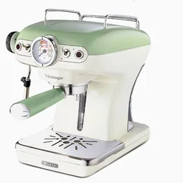 Semi-automatic Retro Coffee Maker Small Professional Concentrated Steam One Milk Foam Coffee Maker Machine