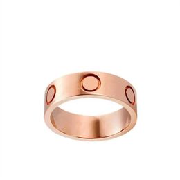Designer Jewellery Love Gold ring for men women luxury jewellery stainless steel silver rose golden lover party wedding engagement m222t