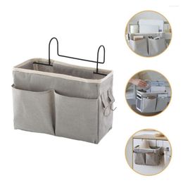 Storage Bags Cosmetics Makeup Organiser Cotton Bag With Pockets Hanging For Bathroom Bedside Remote Control Pouch Box