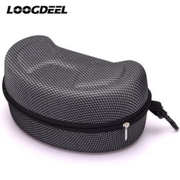 Outdoor Eyewear LOOGDEEL Travel Snowboard Ski Goggles Case Without Goggles Winter Outdoor Skiing Sport Glasses EVA Sunglasses Storage Box 230925