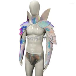 Stage Wear Custom Nightclub Muscle Armour Can Be Customised Multi-color Show GOGO Men's Suit