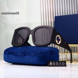 top Designer Sunglasses For Women and Men Fashion Model Special UV 400 Protection Letter Big Leg Double Beam Frame Outdoor Brands Design Women Sunglasses 0570