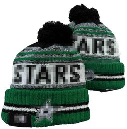 Stars Fashion Beanie Knitted Hats Sports Teams Baseball Football Basketball Beanies Caps Women& Men Pom Fashion Winter Top Caps Sport Knit Hats