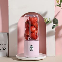 Portable Rechargeable Juicer - Multifunctional Mini Fruit and Vegetable Blender for Home and Office Use