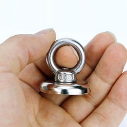 Neodymium Magnet Super Strong Powerful Salvage Hook Fishing Magnetic Circular TRYC889 Hooks & Rails272C