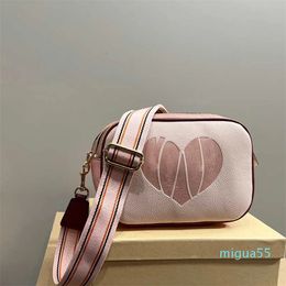 luxury snapshot women designer Shoulder Bags love leather designers handbag Fashion Color Matching Heart camera bag crossbody bags wallet