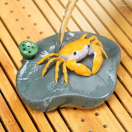 Tea Pets Purple Sand Color-changing Pet Crab Ceremony Decoration Lotus Hairy Handmade Play