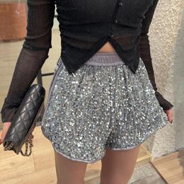 Women's Shorts Ladies Fashion Casual Cool Sequins Splicing Women Clothing Girls High Waist Womens Female Sexy Clothes BVyW201