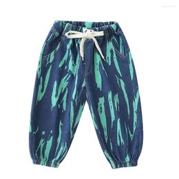 Trousers Boys Sport Pants Printed Spring Autumn Kids Casual Style Kid Clothes