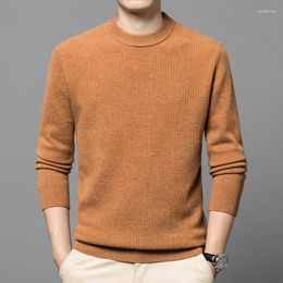 Men's Sweaters Men Wool 2023 Autumn Winter Man O-neck Cashmere Pullovers