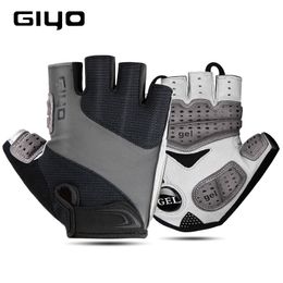 Sports Gloves GIYO Bicycle Gloves Half Finger Outdoor Sports Gloves For Men Women Gel Pad Breathable MTB Road Racing Riding Cycling Gloves DH 230925