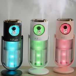 New Magic Shadow Double Spray Wireless Humidifier Office Home Air Purification Water Replenishment Colour Light Mini Humidifier