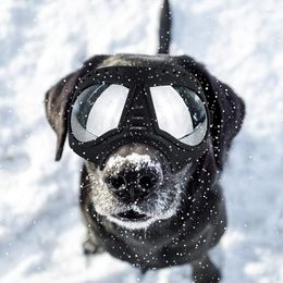 Dog Apparel Good Quality Large Sunglasses Windproof Snowproof Comfortable Soft Frame Pet Goggles With Elastic Adjustable Straps