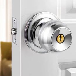 Universal circular ball lock for household use indoor door lock bedroom door lock bathroom lock old-fashioned room