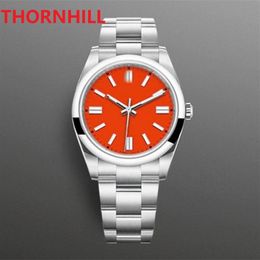 Mens Womens Automatic Mechanical Watches 40mm 904L Stainless Steel Ceramic Bezel Super Green Red Pink Colour Bracelet Wristwatch 5A2295