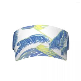 Berets Palm Trees Sports Sun Visor Hats Touch Fasteners Outdoor Adjustable Caps For Men Women