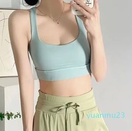 Outfit Running Gym Sport Tank Top Women Widen Hem Push Up Workout Fitness Undershirt Women