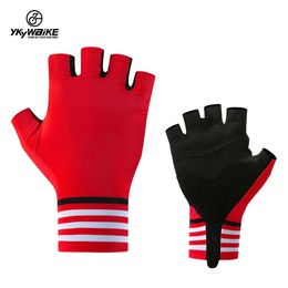 Sports Gloves Ykywbike Cycling Men's Half Gloves Breathable Shockproof Cycling Gloves Fingerless Gloves Mtb Mountain Bicycle Gloves Sports 230925