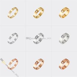 Jewellery Designer for Women Screw Ring Designer Ring 3 Diamonds Titanium Steel Rings Gold-Plated Never Fading Non-Allergic Gold Sil250o