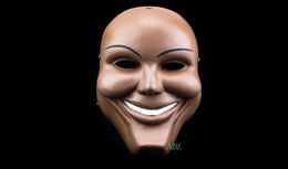 Wholesale-Movie The Purge Clown Resin Anonymous Masks Halloween Scary Horror Party Full Face Mask Carnival Costume Free Shipping1599857