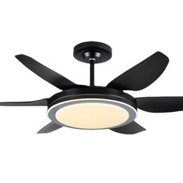 BELLE Fan Light Nordic LED Ceiling Fan Light Modern Minimalist Restaurant, Living Room, Bedroom Commercial Electric Fan