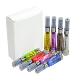 CE4-Zerstäuber, 1,6 ml, elektronische Zigarettenkartusche mit schwarzer Tropfspitze für 510 eGo-Batteriewagen, Vape-Zerstäuber, E-Zigarettenkartuschen