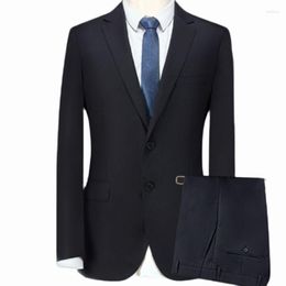 Men's Suits Latest 2 Pieces Wedding Suit For Men Slim Fit Male Tailor Made Business Wear(Blazer Pants) Costume Homme