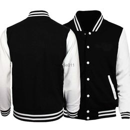 Men's Jackets Black White Solid Color Jacket Loose Oversized Clothes Casual Men Baseball Clothes Personality Street Coat Warm Fleece Jackets L230925