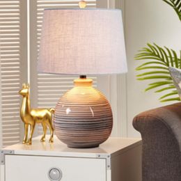 Table Lamps European Vintage Led Stand Light Fixtures Ceramic Standing Lights For Living Room Bedroom Bedside Lamp Home Art Deco