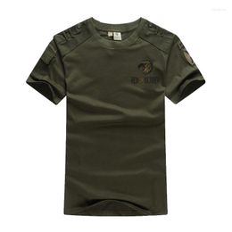 Men's T Shirts Summer Military Short-Sleeved T-shirt Outdoor Loose Casual Half-Sleeved Cargo With Pocket Male