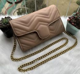 designer bag Women Shoulder Bags Small Gold Chain Cross body Bag pochette Pu Leather Handbags Purse Female clutch bag Messenger Tote Bag bum bag Wallet 21cm*5cm*14cm