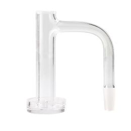 Full Weld Bevelled Edge Contral Tower Smoking Quartz Banger 2.5mm Wall 16mmOD Seamless Welded Quartz Nails For Glass Water Bongs Pipes