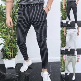 Erkekler Modaya Düzenli Erkekler Joggers Slim Sweatpants Gym Suit Spor Spor Sıska Ofis Sıradan Pantolon Sıska Pantolon Sıska Troisers T230925