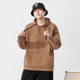 Men's Sweaters Hooded Sweater For Men In Autumn And Winter Loose Simple Letter Embroidery Top Pullover Couples