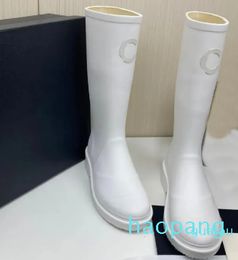 High Boots Designer Knee Rainboots Fashion Women Winter Sexy Warm Shoes