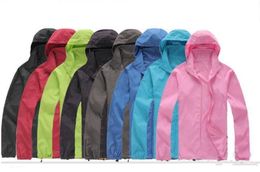 Designer Giacche da uomo Estate Nuovo marchio Donna Uomo Asciugatura rapida Outdoor Casual Sport Impermeabile UV Giacche Cappotti Giacca a vento Nero